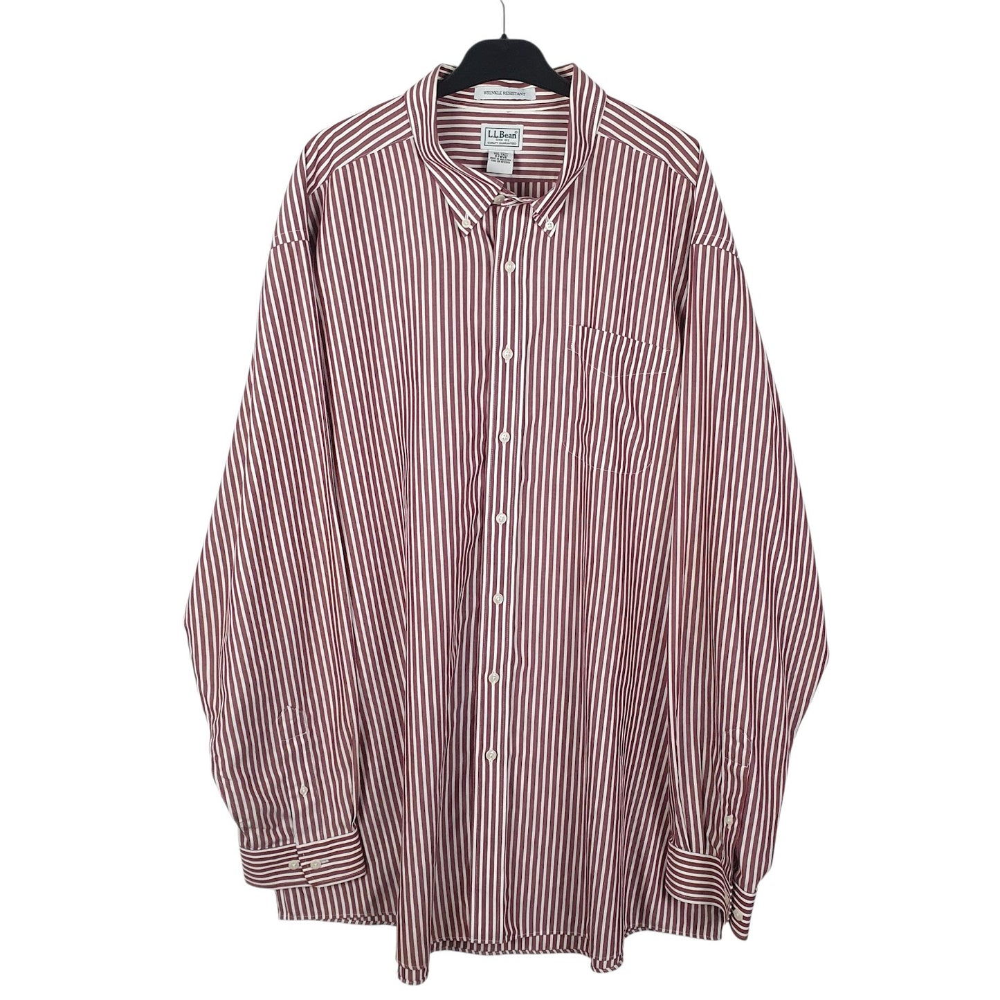 Mens Red L.L.Bean  Long Sleeve Shirt