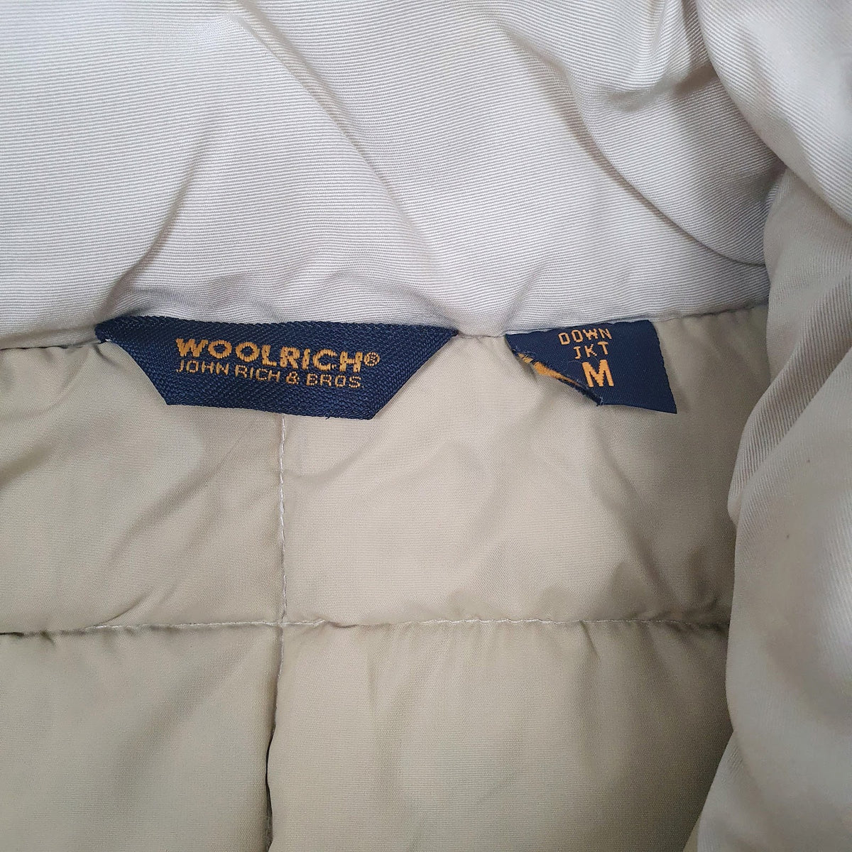 Womens Beige Woolrich Longline  Coat