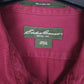 Mens Burgundy Eddie Bauer   Shirt