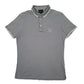Mens Grey Emporio Armani Slim Fit Short Sleeve Polo Shirt