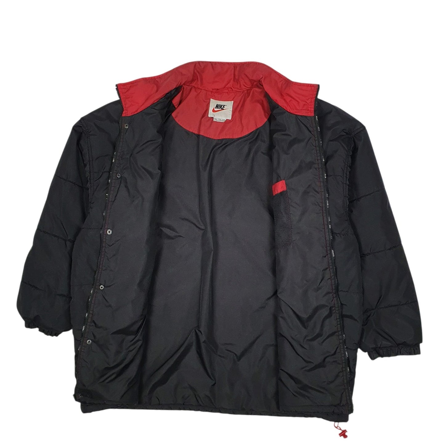 Mens Black Nike Vintage 90s Windbreaker  Coat