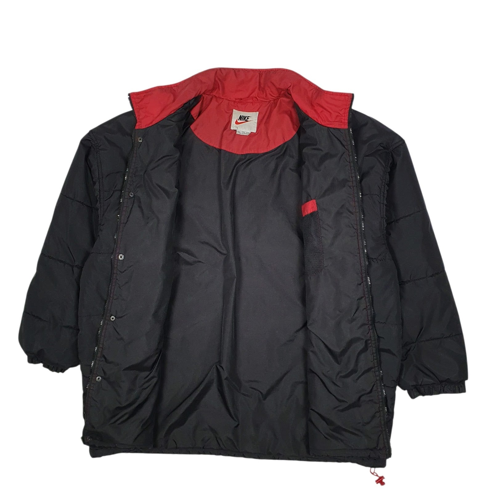 Mens Black Nike Vintage 90s Windbreaker  Coat