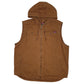Mens Brown Wrangler Hoodie Workwear  Coat