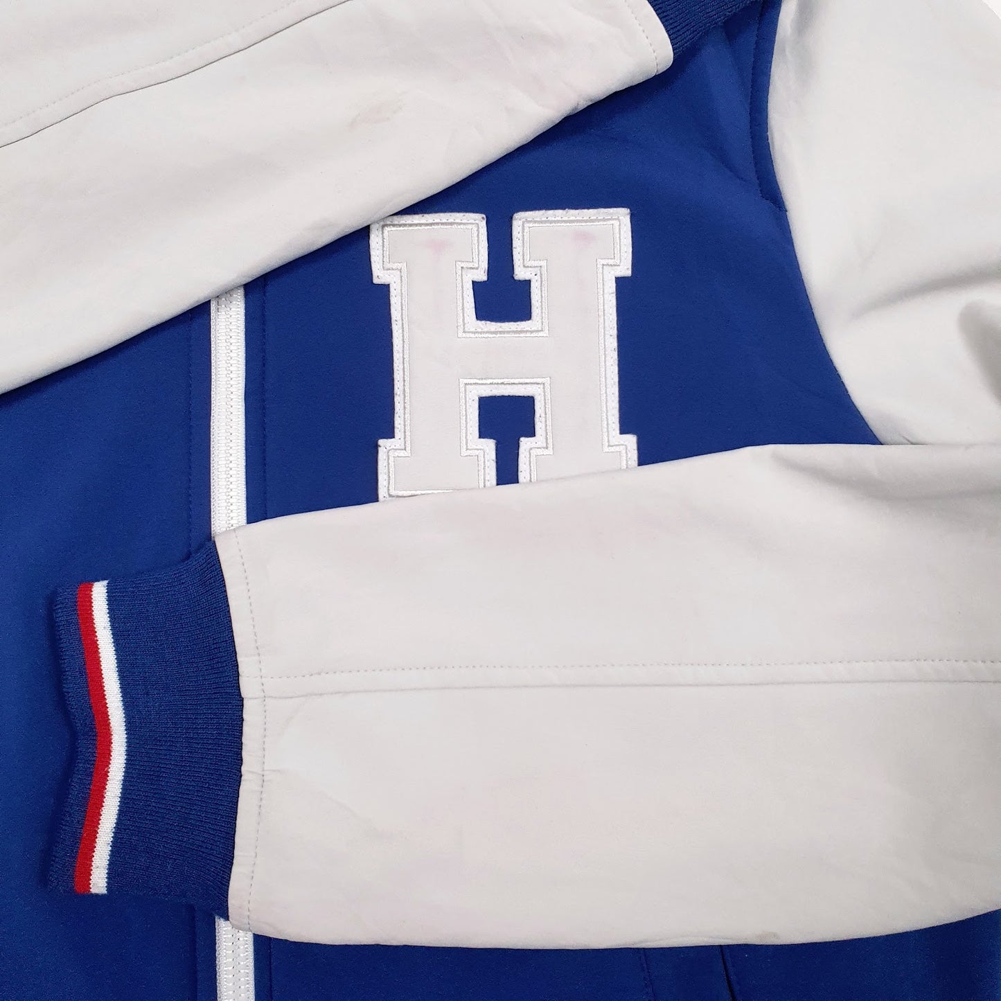 Mens Blue Tommy Hilfiger  Quarter Zip Coat
