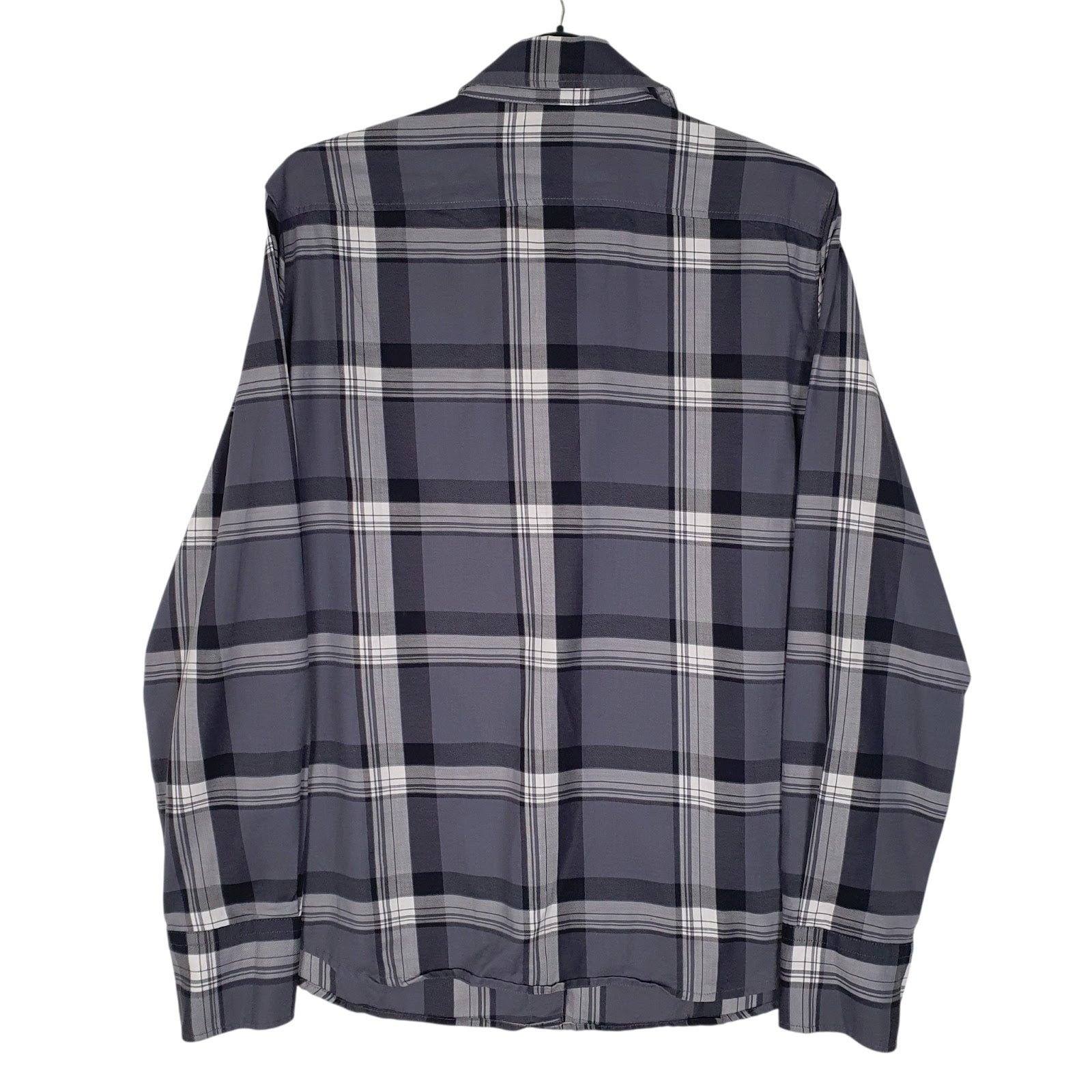 Mens Grey Henry Cottons   Shirt