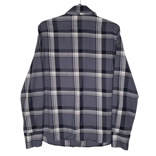 Mens Grey Henry Cottons   Shirt