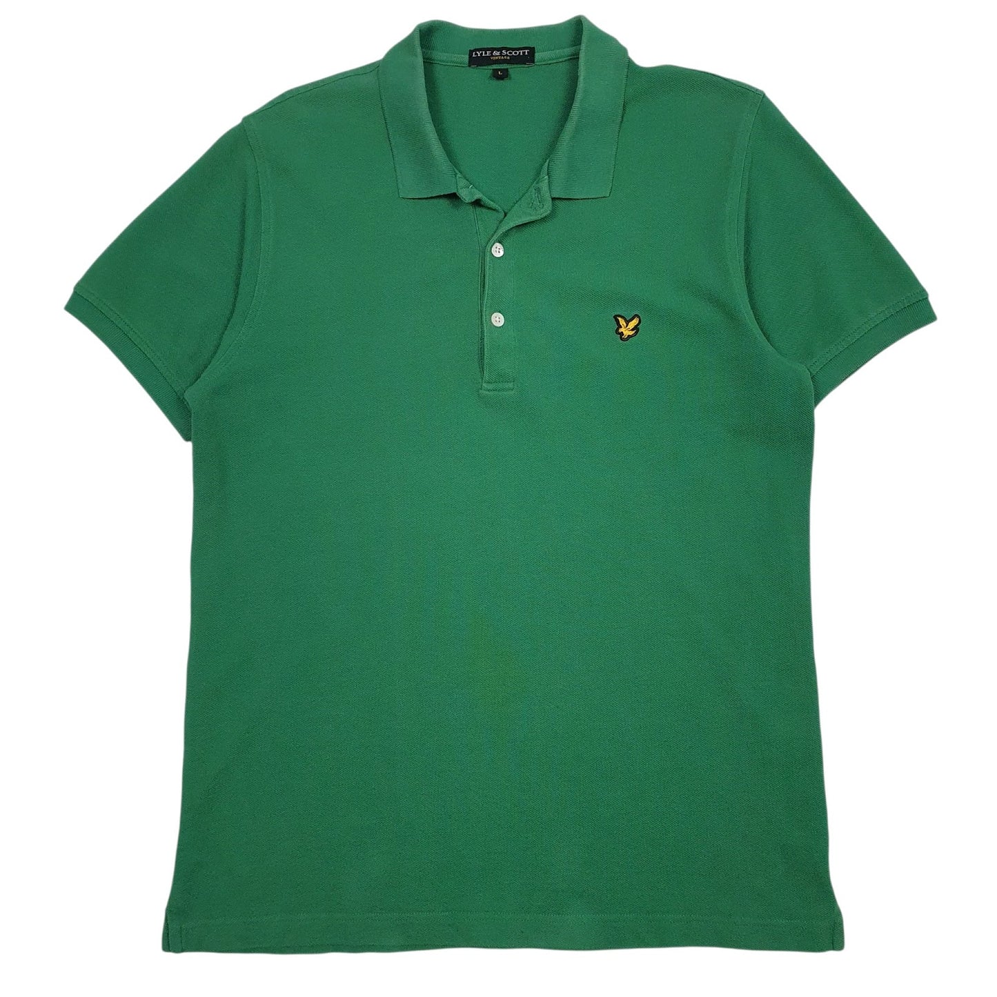 Mens Green Lyle & Scott  Short Sleeve Polo Shirt