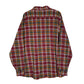 Mens Burgundy Bpc Plaid Flannel  Shirt