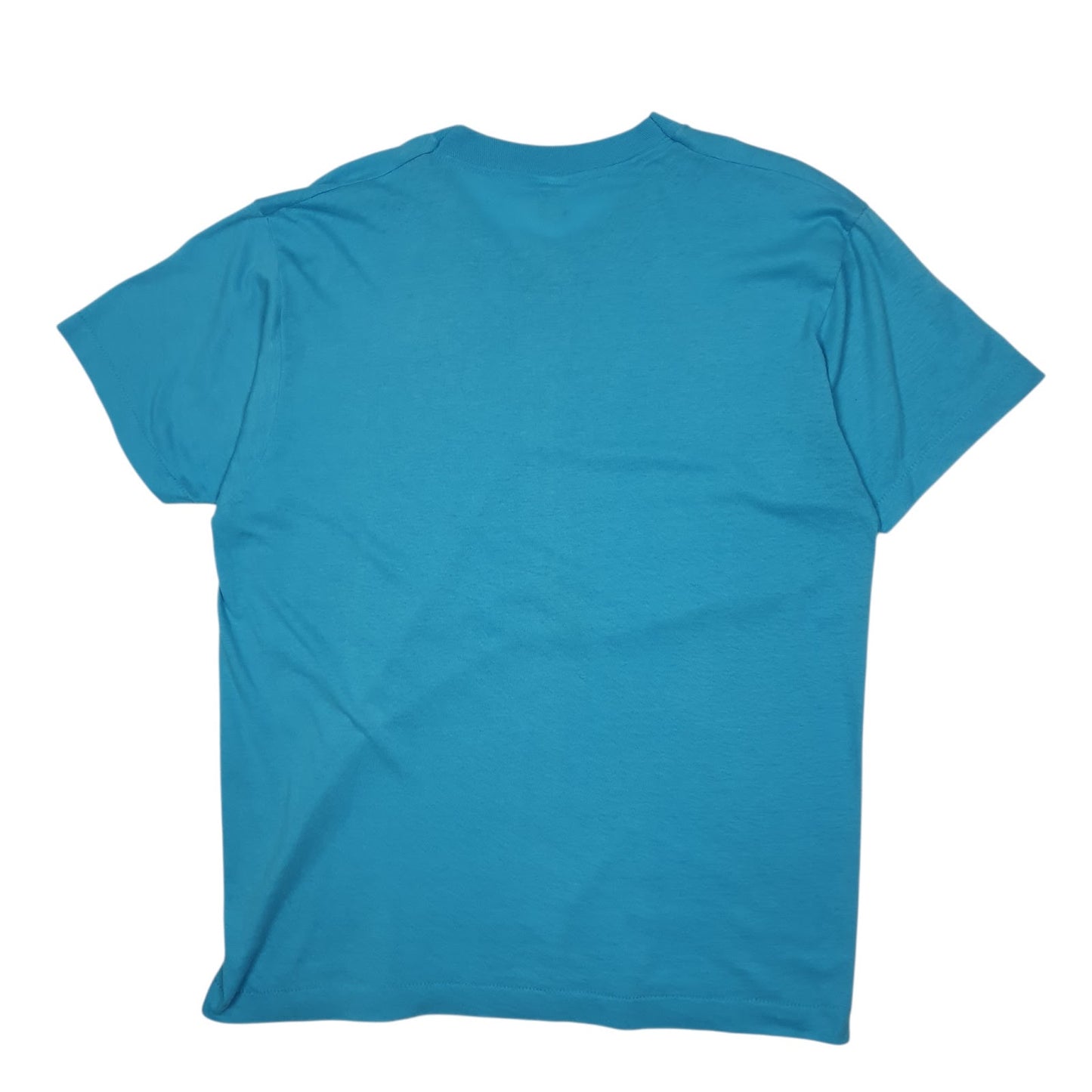 Mens Blue Screen Stars Vintage 1980s Single Stitch Pokey Pig 10k  T Shirt