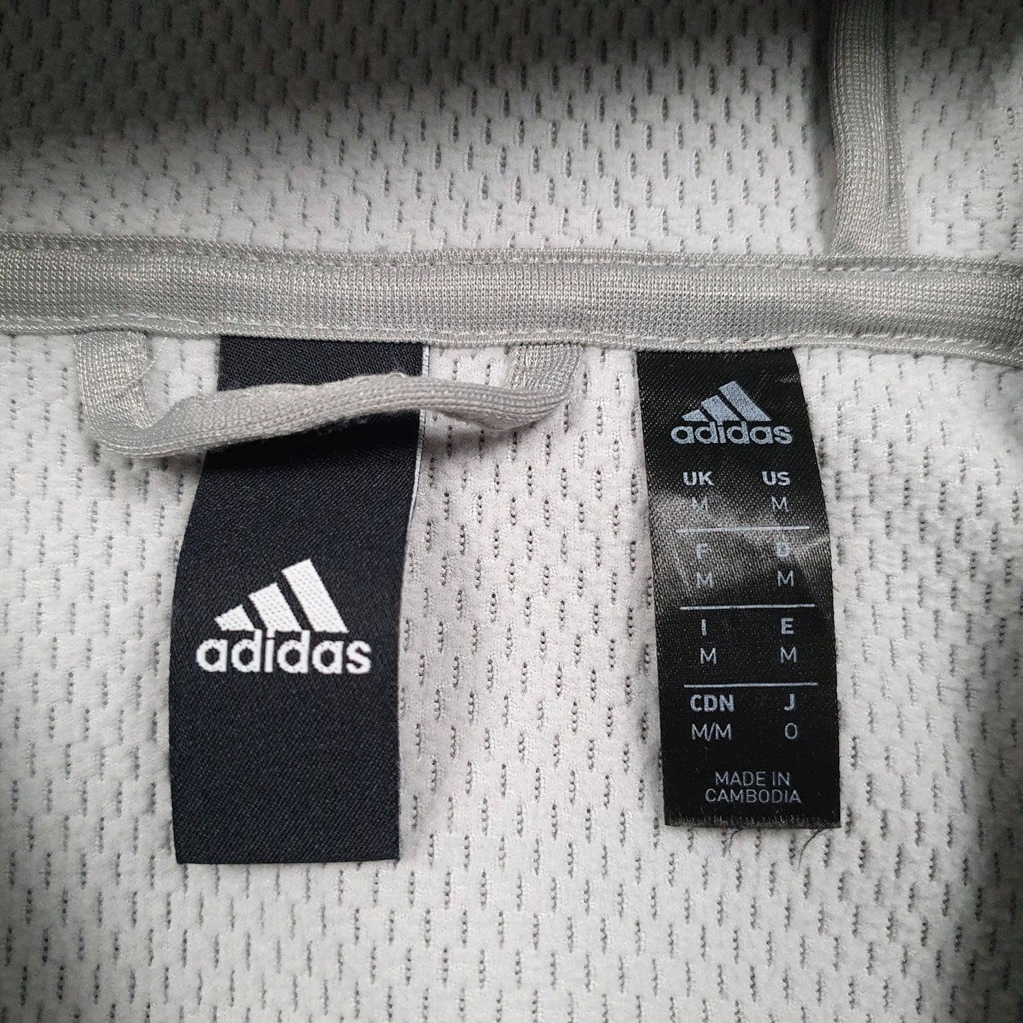 Mens Grey Adidas Climawarm Hoodie Jumper