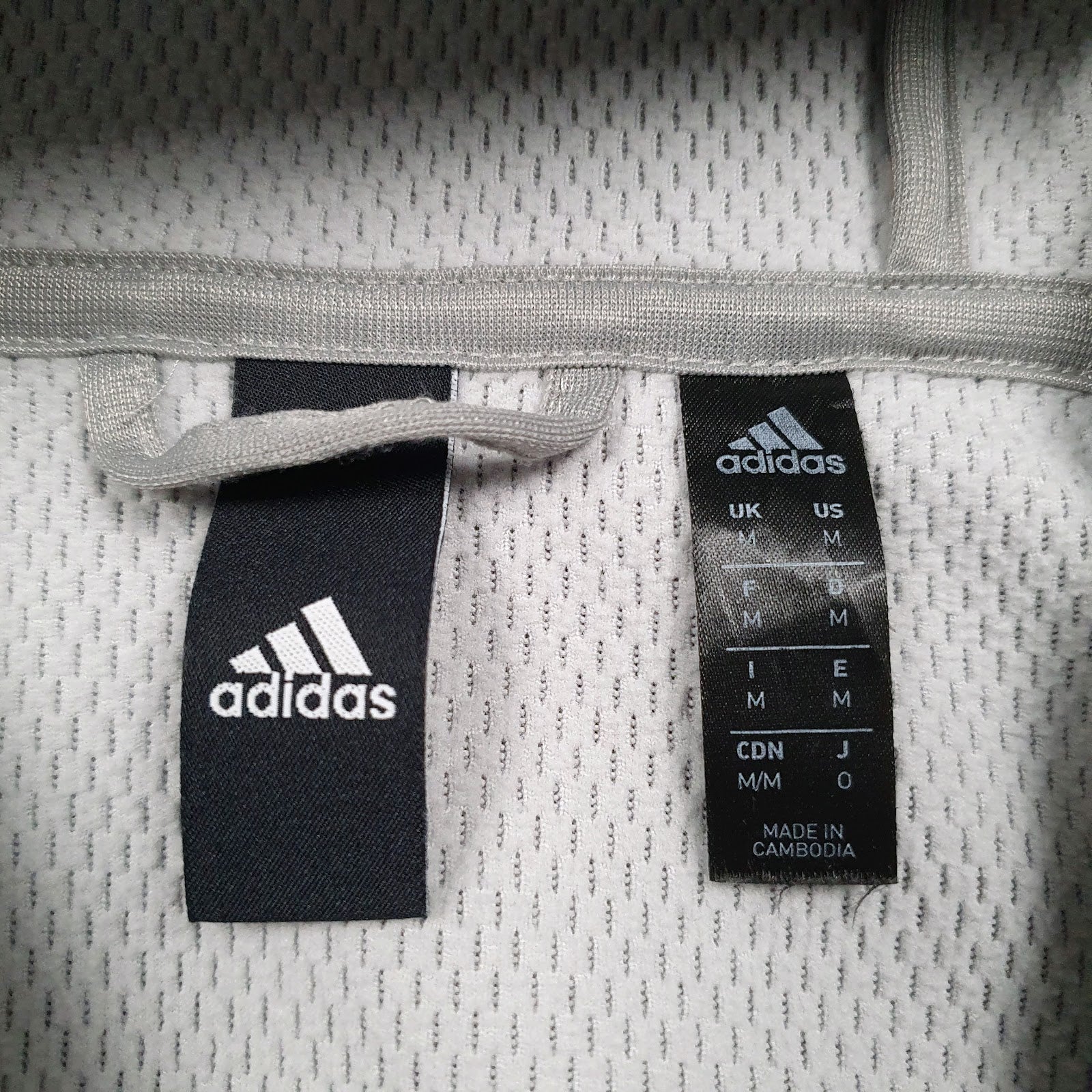 Mens Grey Adidas Climawarm Hoodie Jumper