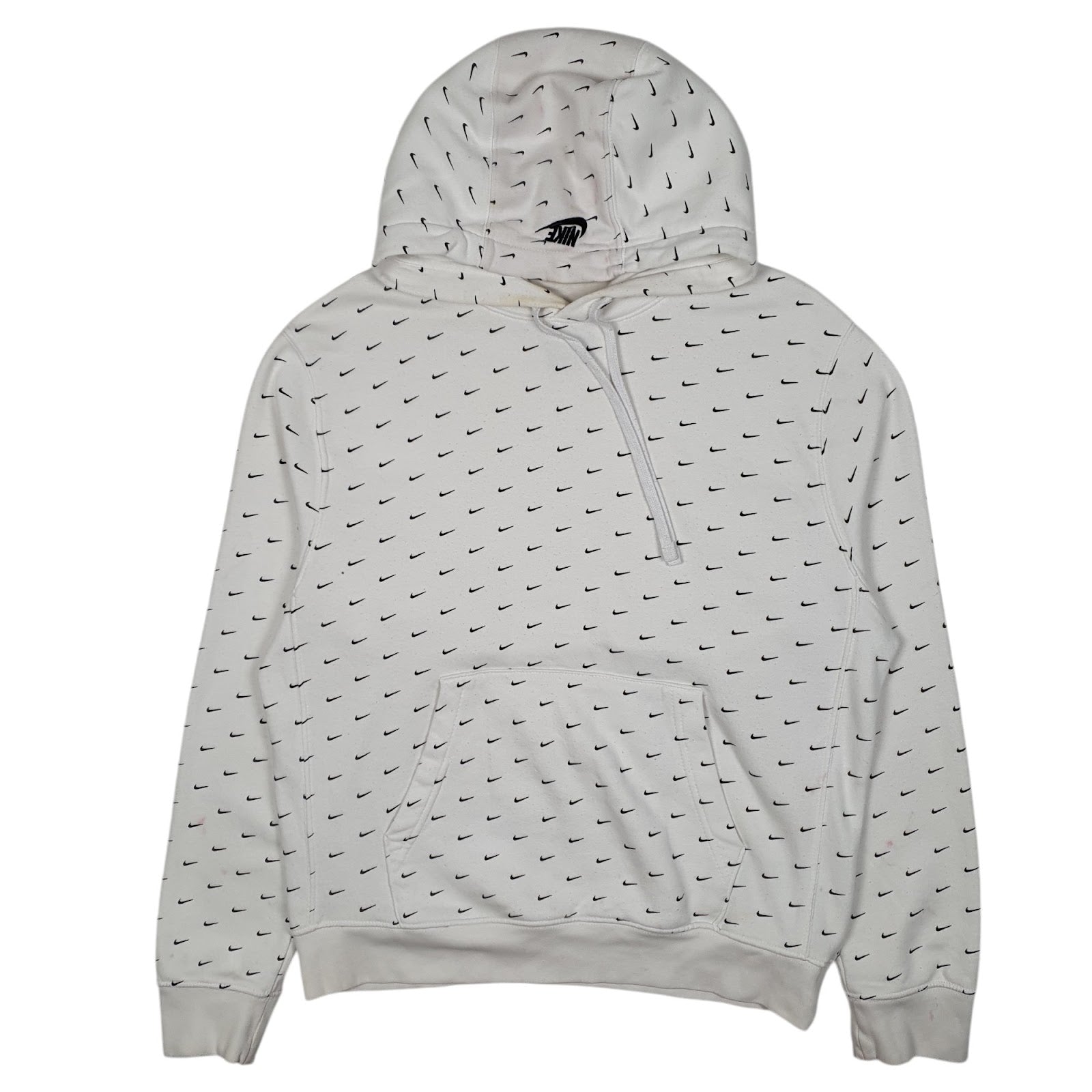 Mens White Nike  Hoodie Jumper