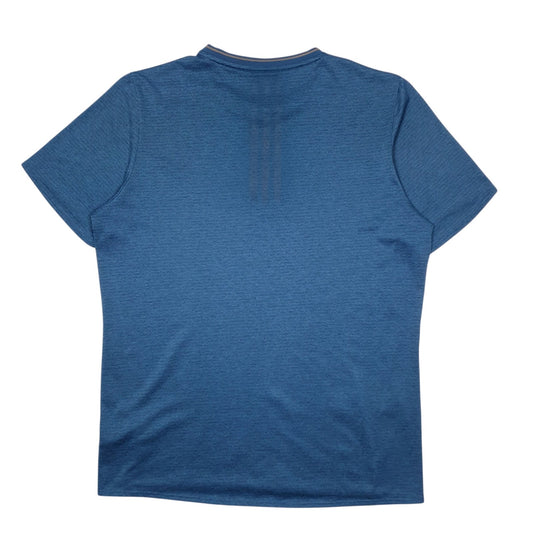 Mens Blue Adidas Running  T Shirt