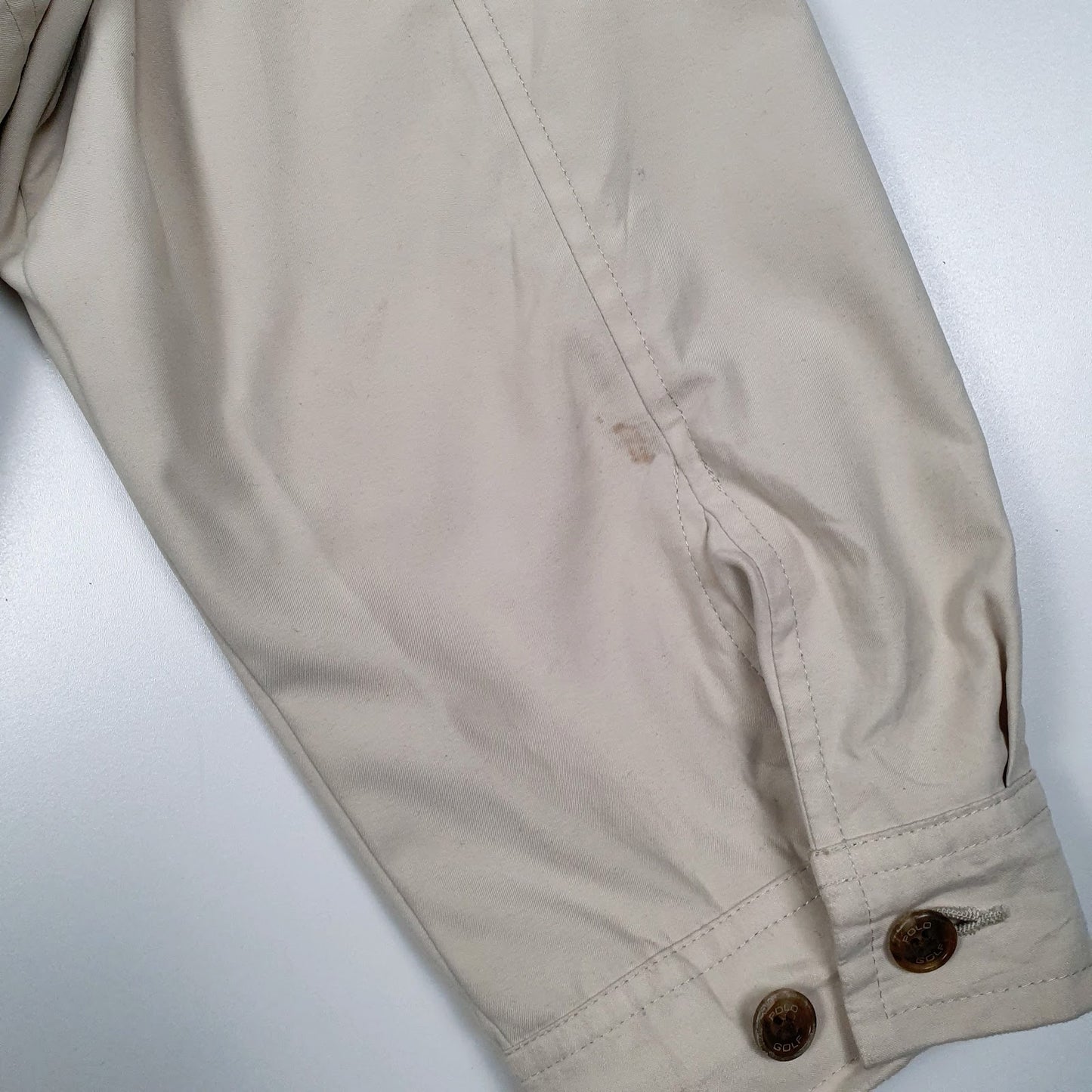 Mens Cream Polo Ralph Lauren Golf Pullover Hoodie Coat