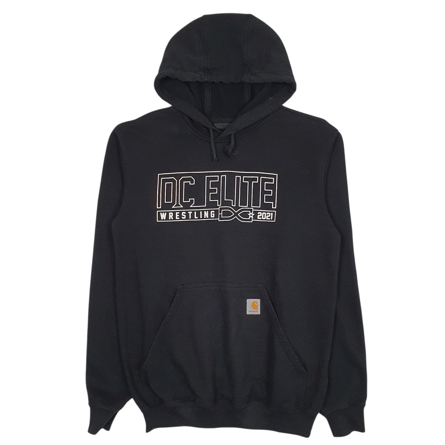 Mens Black Carhartt DC Elite Wrestling Hoodie Jumper