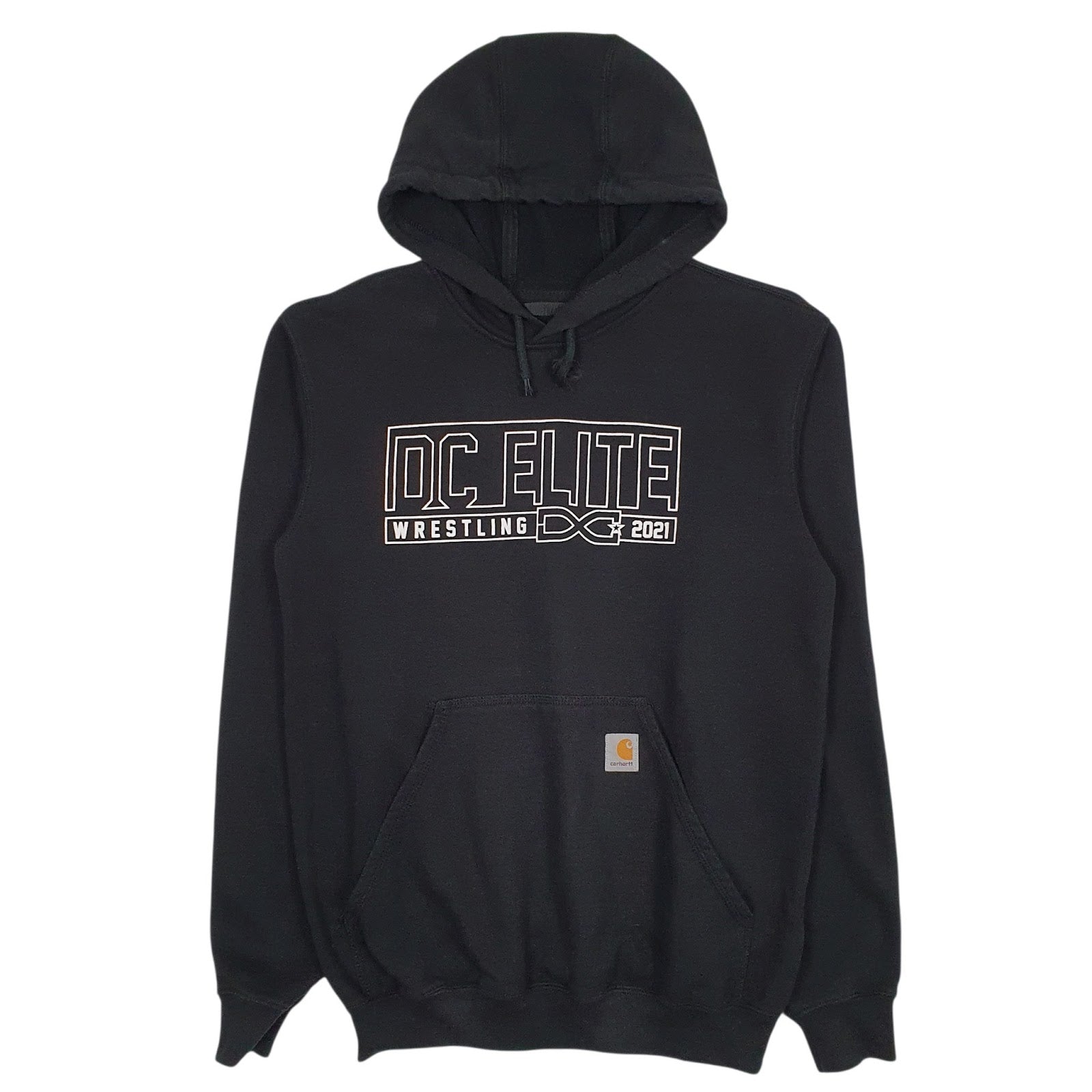 Mens Black Carhartt DC Elite Wrestling Hoodie Jumper