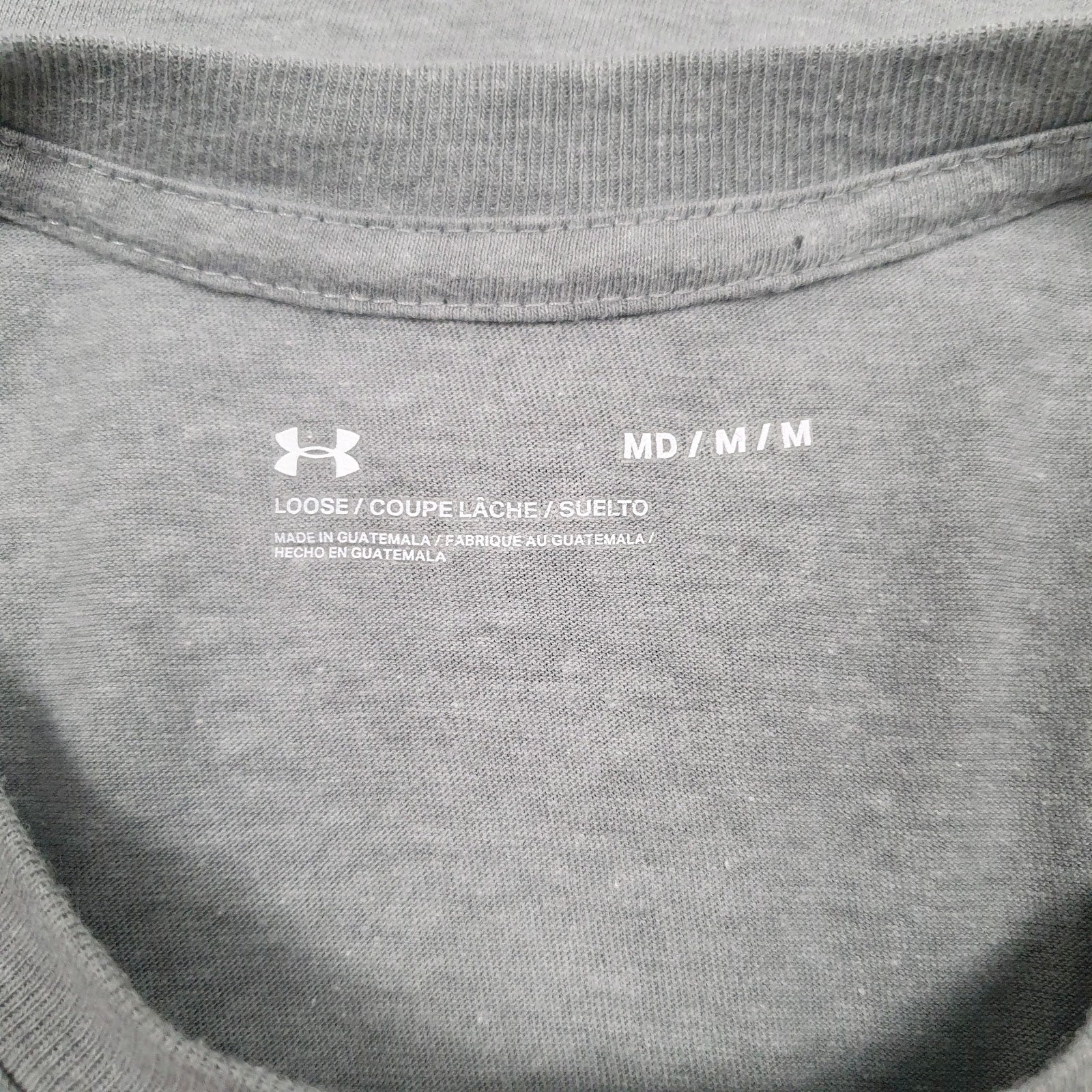 Mens Grey Under Armour NCAA Final Four  T Shirt