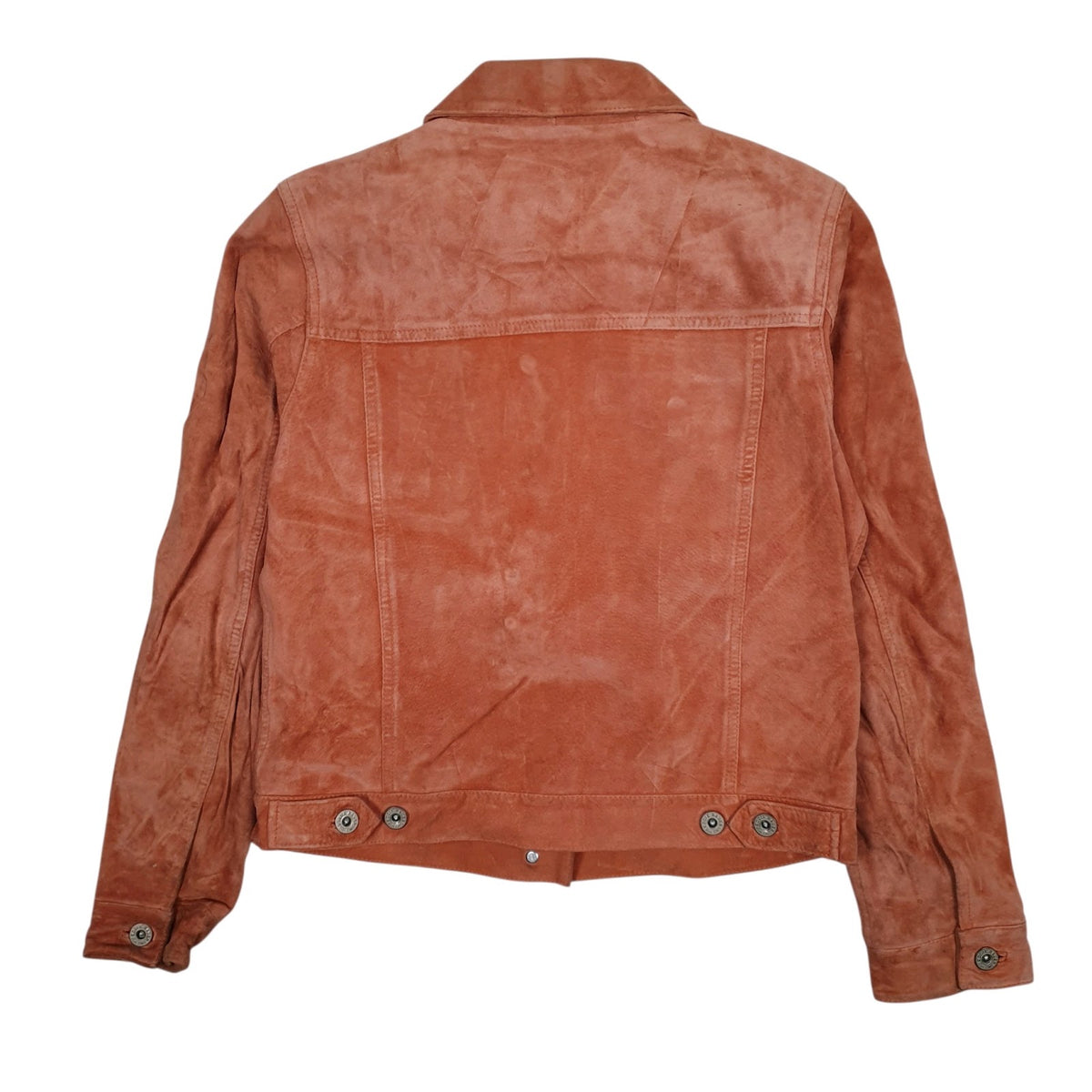 Womens Pink Eddie Bauer Type 3 Trucker Suede  Coat