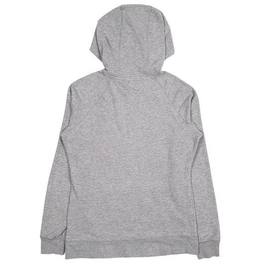 Womens Grey The North Face Spellout Hoodie Jumper