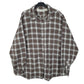 Mens Green L.L.Bean Flannel Vintage 90s Made In USA Long Sleeve Shirt