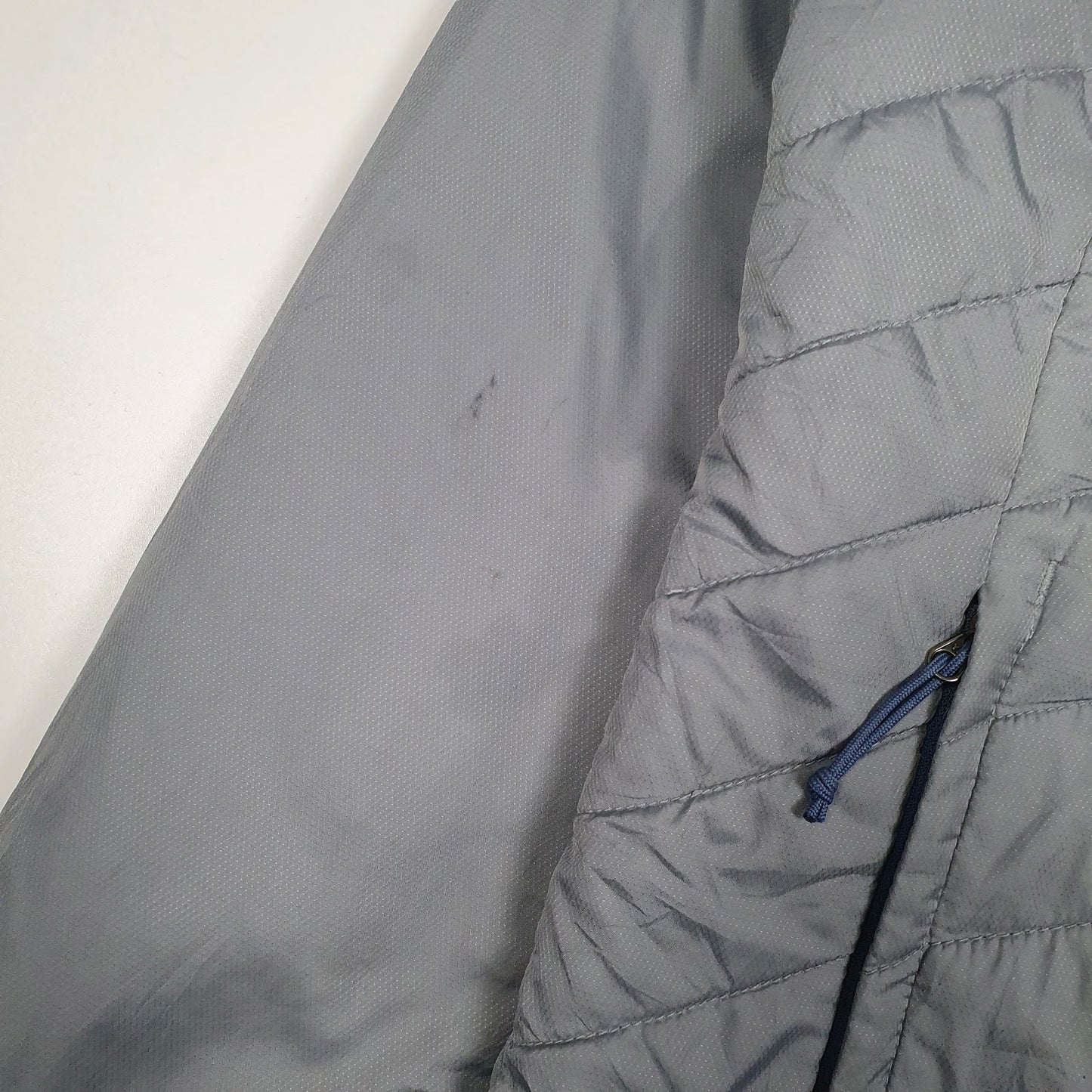 Womens Grey The North Face Reversible Fleece Crewneck Coat