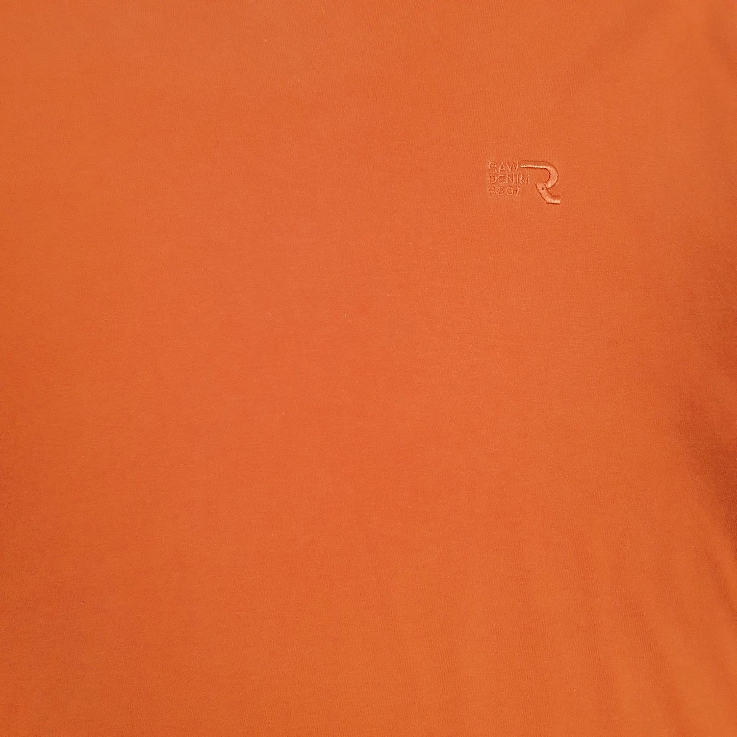 Mens Orange G Star   T Shirt