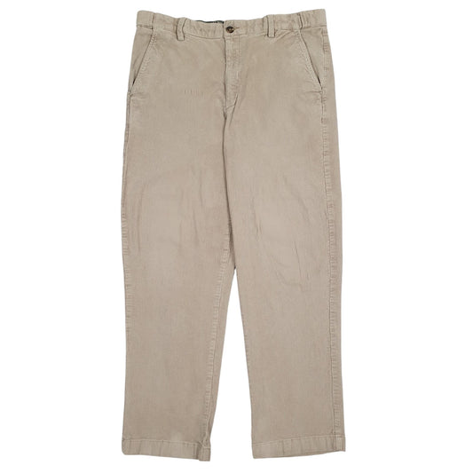 Mens Brown L.L. Bean  Corduroy Trousers