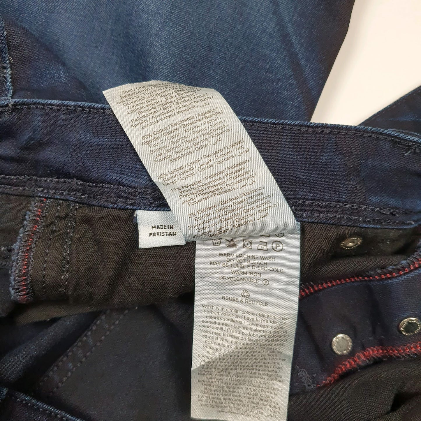 Mens Blue Jack & Jones Stretch  Shorts