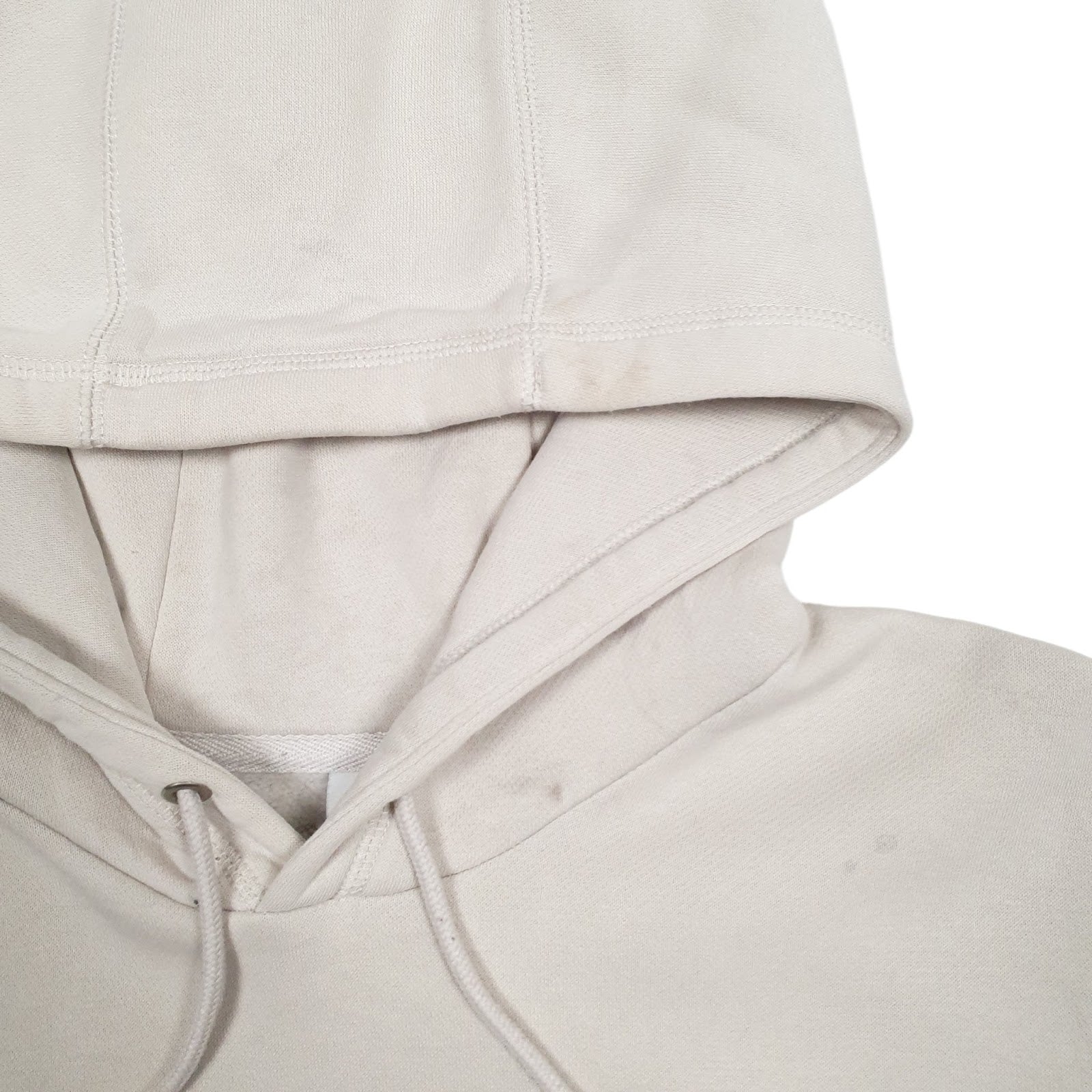 Mens Beige Nike Spellout Hoodie Jumper