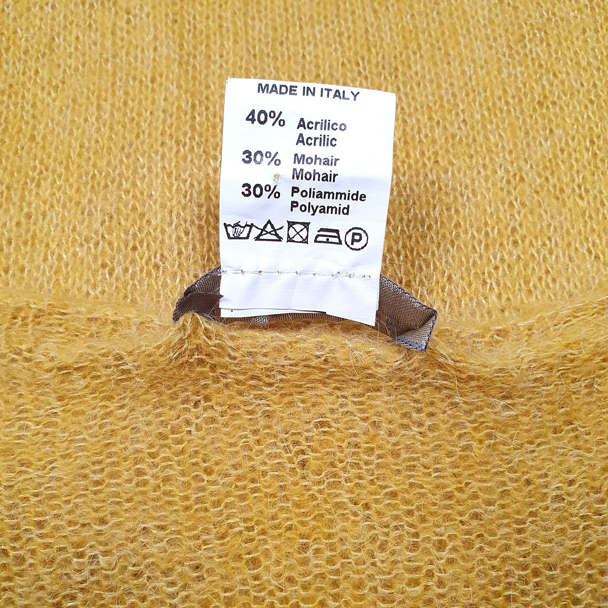 Womens Yellow B1ghet Knit Crewneck Jumper