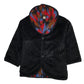 Womens Black Jean Girard Faux Fur Shoal Trench  Coat