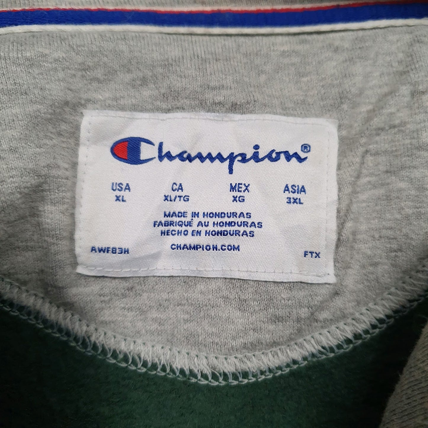 Mens Green Champion  Hoodie Jumper