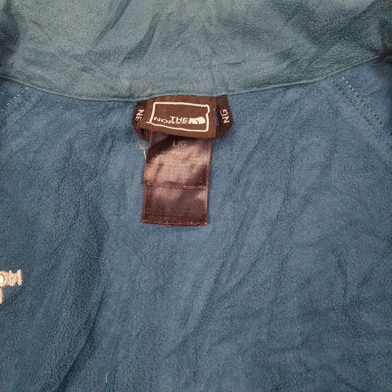 Womens Blue The North Face Windbreaker Hoodie Coat