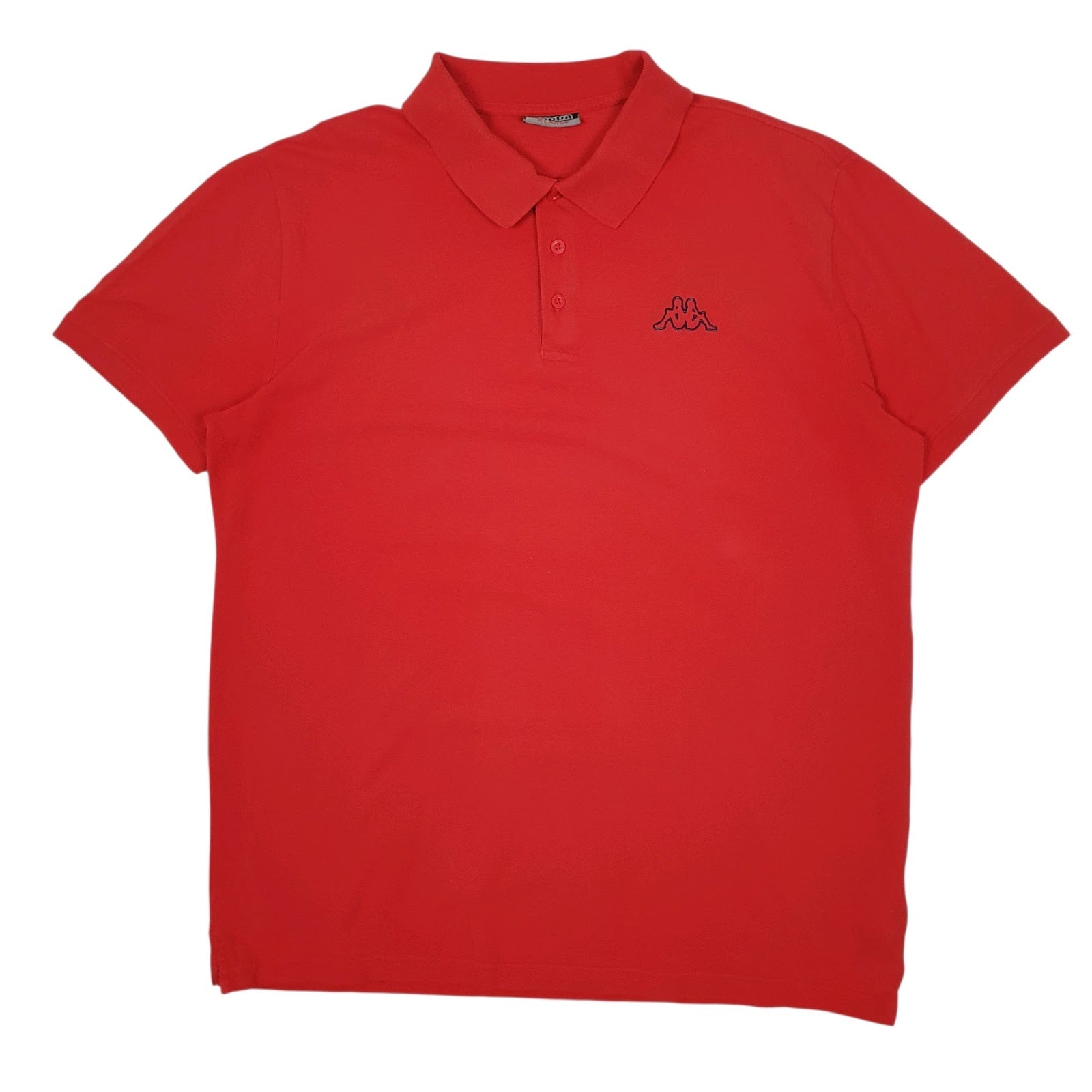 Mens Red Kappa  Short Sleeve Polo Shirt