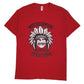 Mens Red Jerzees Mississinewa Short Sleeve T Shirt