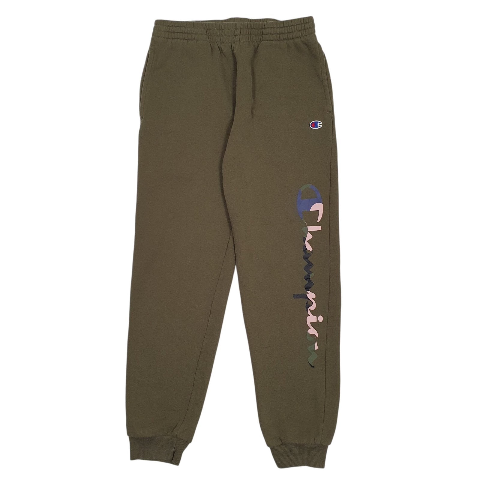 Womens Green Champion  Jogger Trousers