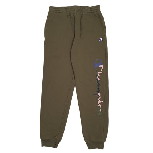 Womens Green Champion  Jogger Trousers