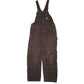 Mens Brown Carhartt R06 DKB Dungaree Trousers