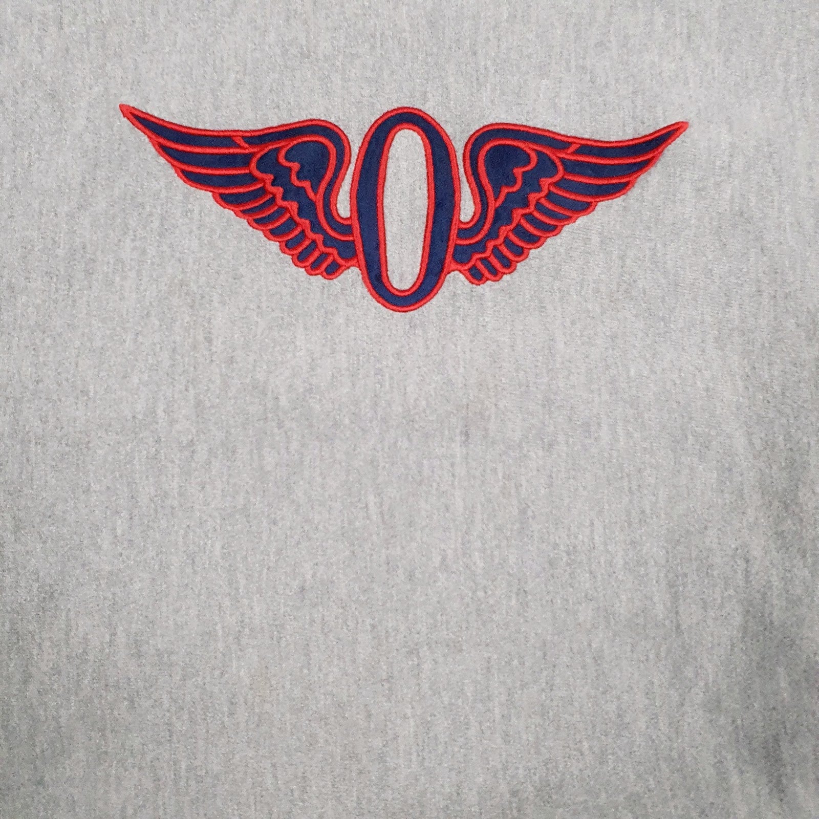Mens Grey Champion Reverse Weave Olympic Club Crewneck Jumper