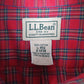 Mens Red L.L.Bean   Shirt