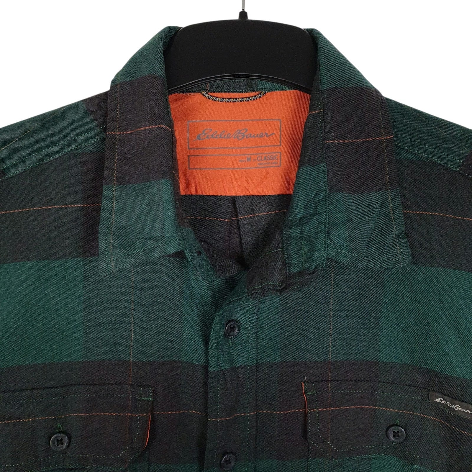 Mens Green Eddie Bauer   Shirt