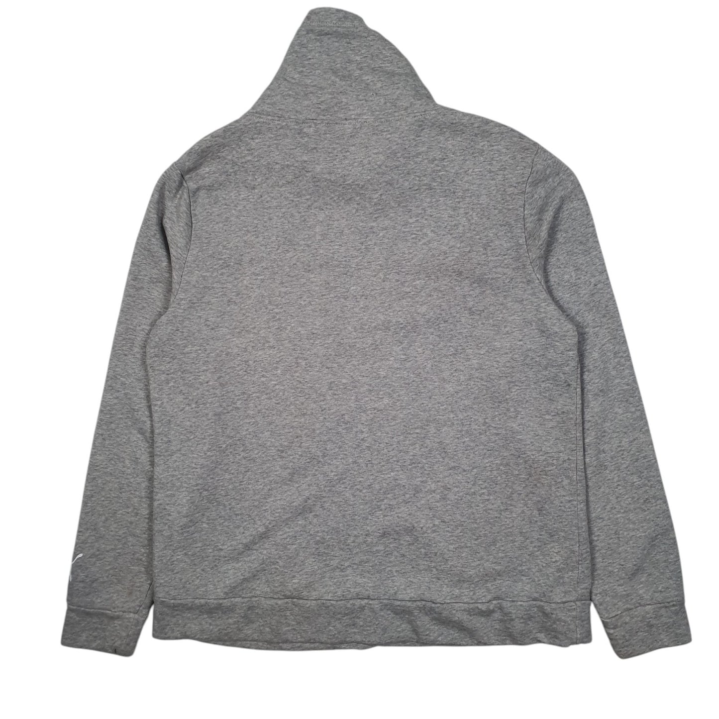Womens Grey Puma  Shoal Neck Jumper
