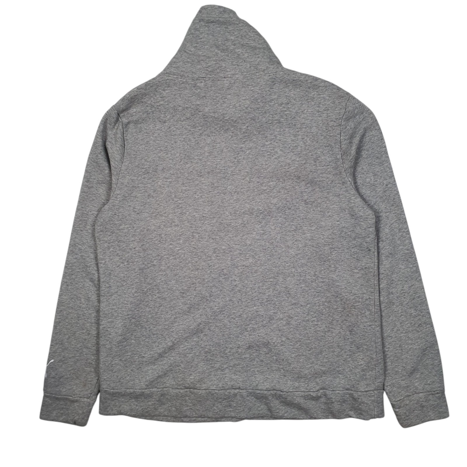 Womens Grey Puma  Shoal Neck Jumper