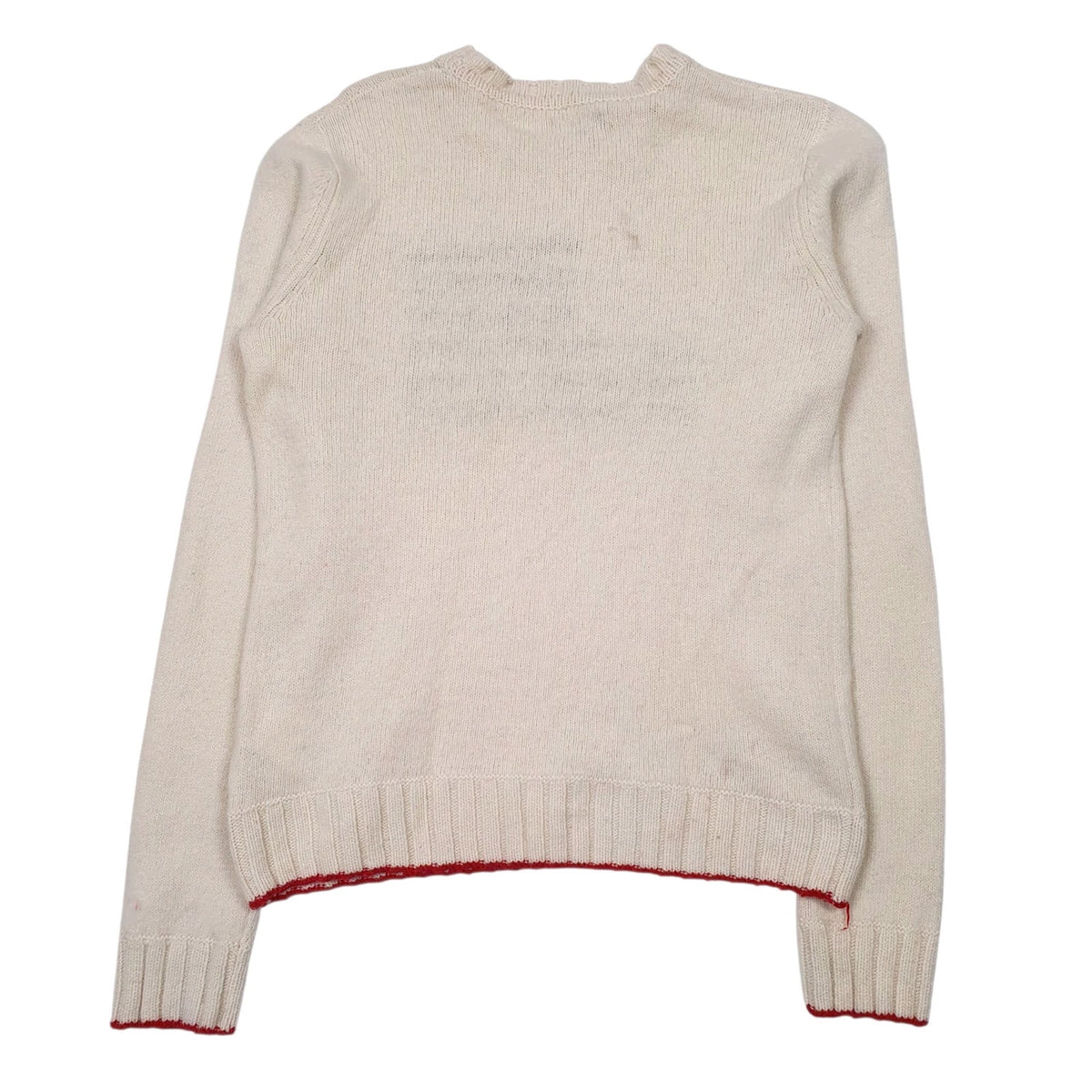 Womens Cream Woolrich  Crewneck Jumper