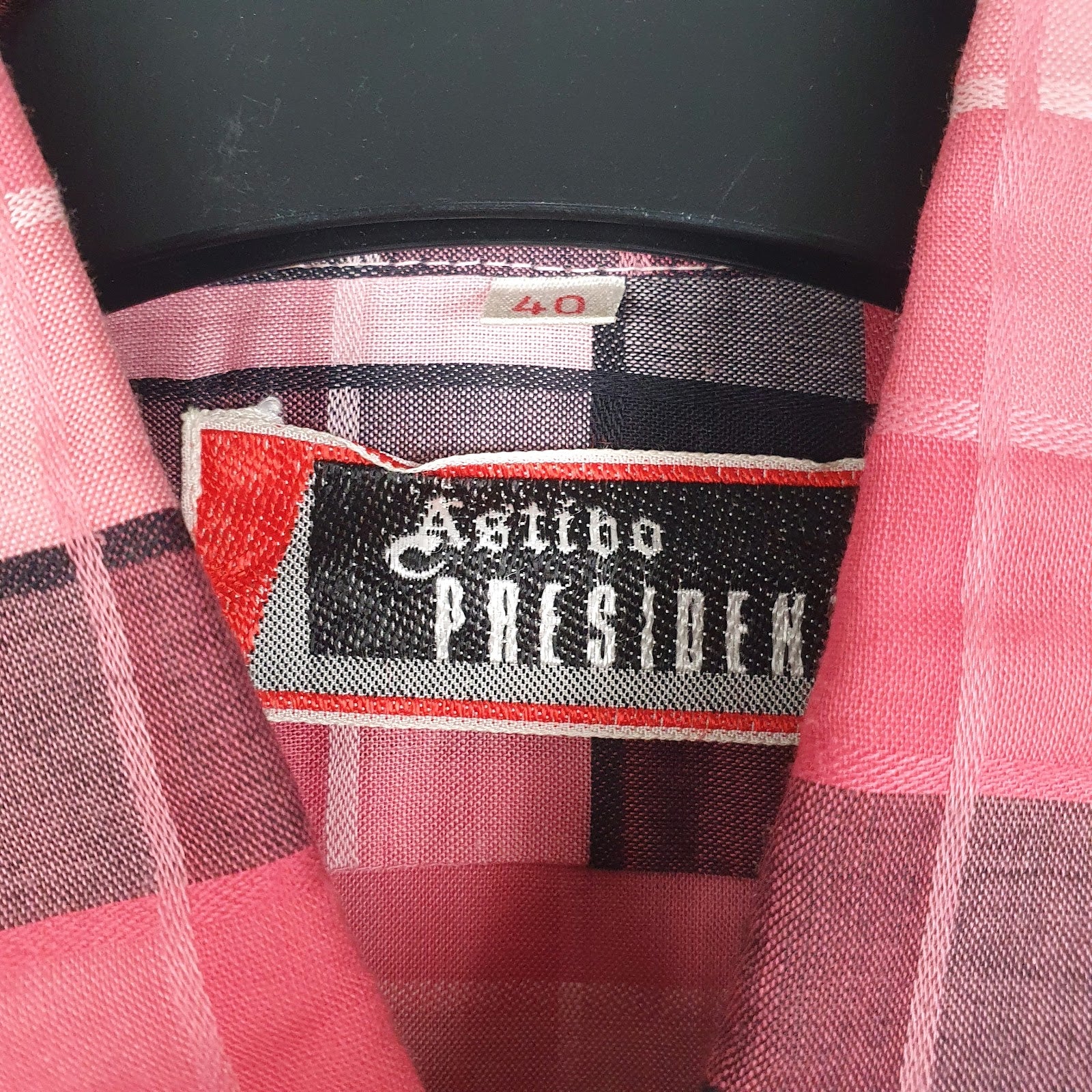 Mens Pink Astibo President Vintage  Shirt