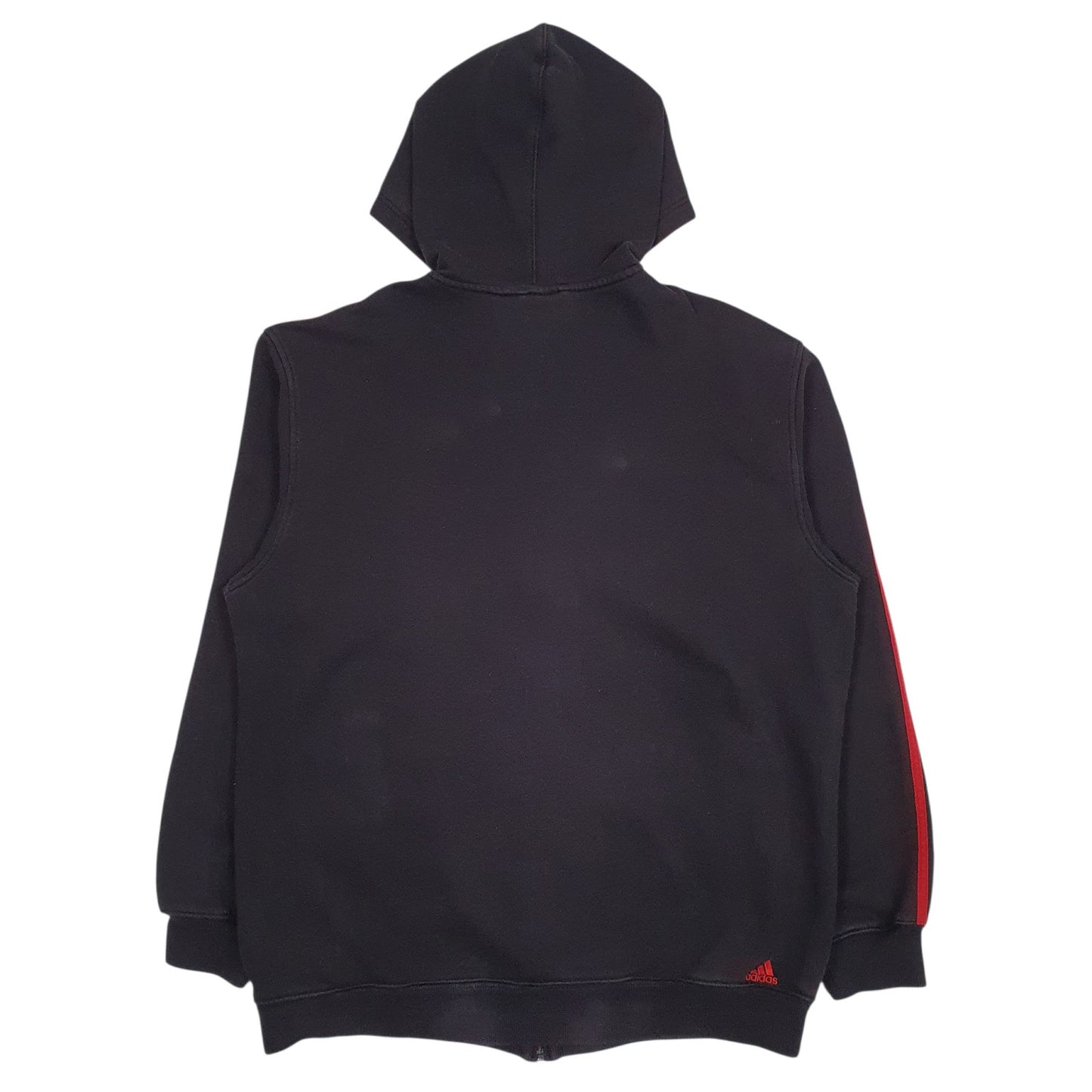 Mens Black Adidas  Full Zip Jumper