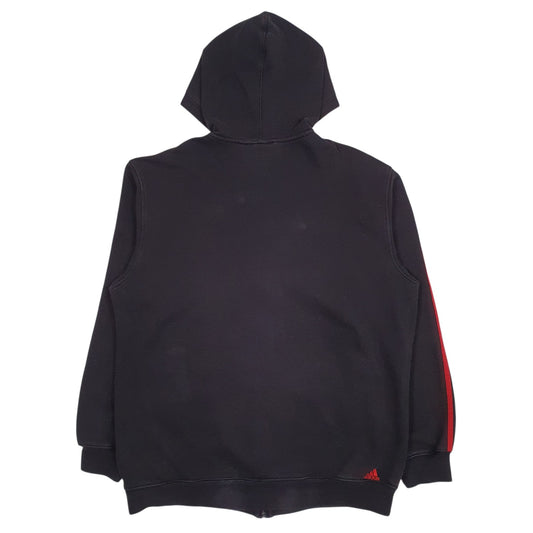 Mens Black Adidas  Full Zip Jumper