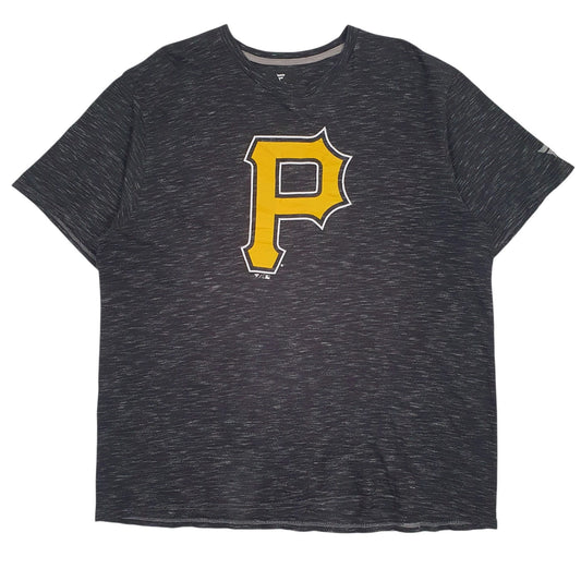 Mens Black Fanatics MLB Pittsburgh Pirates Short Sleeve T Shirt