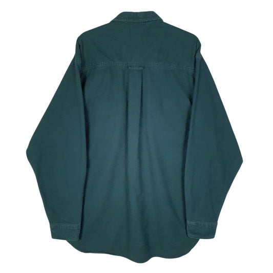 Mens Green Eddie Bauer Chamois  Shirt