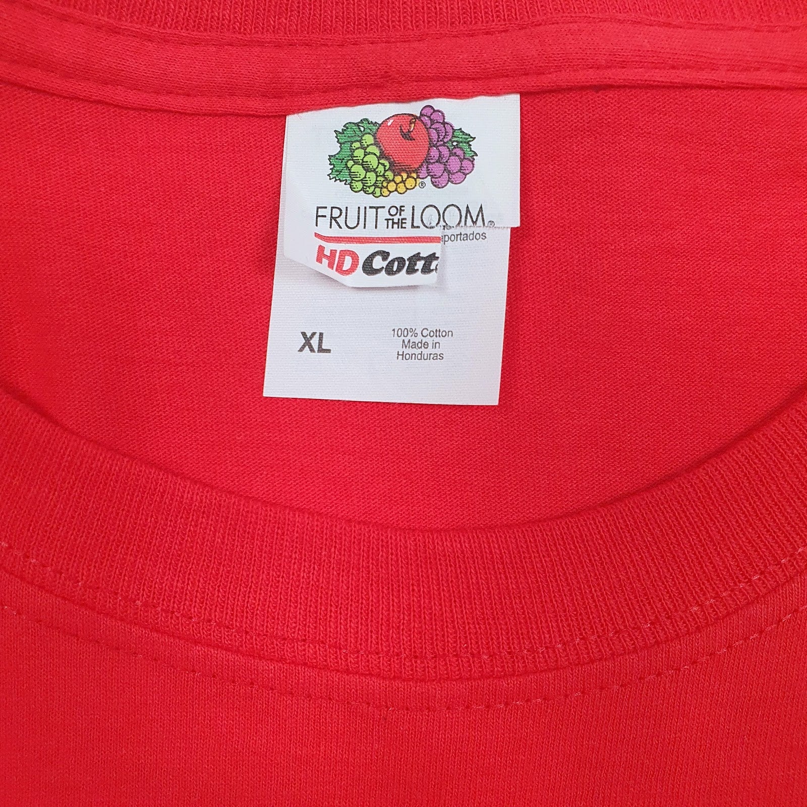 Mens Red Fruit Of The Loom Miami Beach Florida  T Shirt